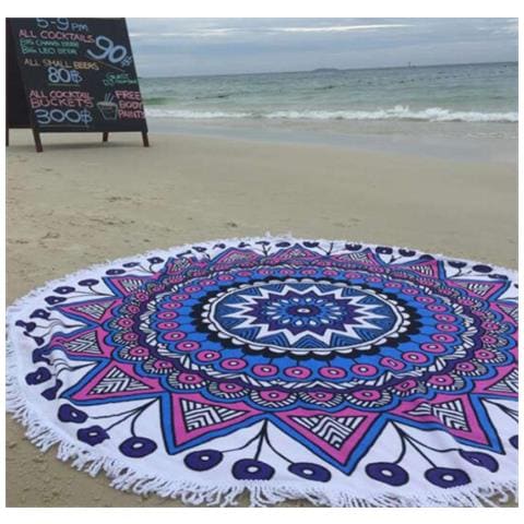 Grande Coperta Da Picnic Rotonda - Foto 12