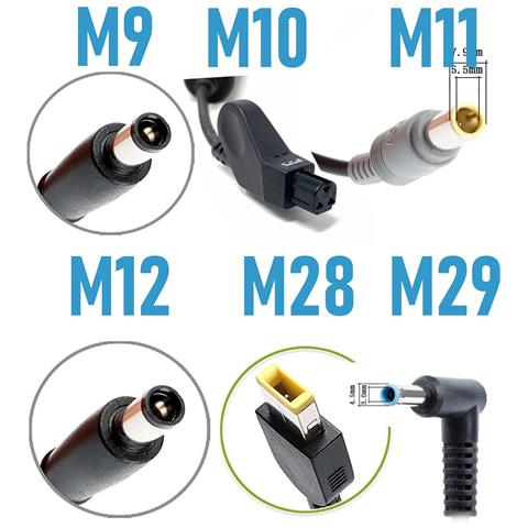 6 Connettori a 3 Pin per Alimentatori Universali M9/M10/M11/M12/M28/M29 - Foto 2
