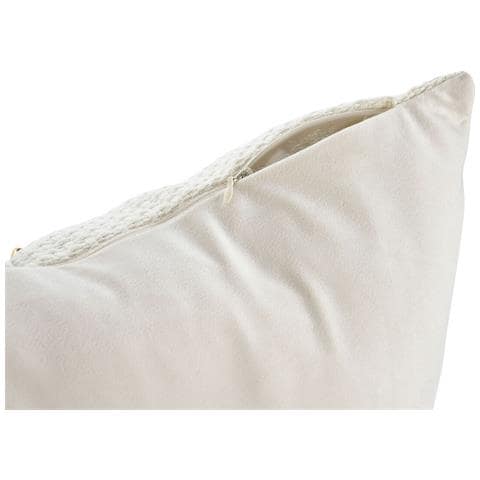 Cuscino Bianco Verde 50 X 10 X 30 Cm - Foto 2