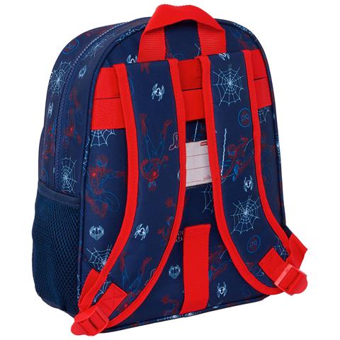 Zaino Scuola Spider-man Neon Blu Marino 27 X 33 X 10 Cm - Foto 2