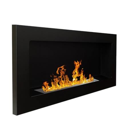 Camino A Bioetanolo A Parete O Da Incasso Lucca Nero L 90 X P 12 X H 40 - Foto 1