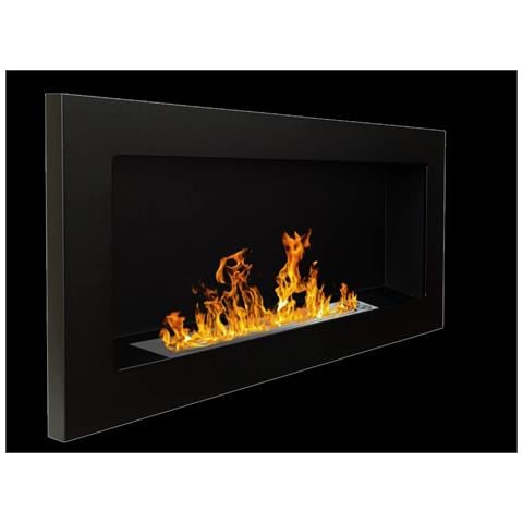 Camino A Bioetanolo A Parete O Da Incasso Lucca Nero L 90 X P 12 X H 40 - Foto 2