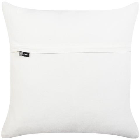 Cuscino Decorativo Mehsana Bouclé 50 X 50 Cm Astratto Ricamato Multicolore - Foto 6