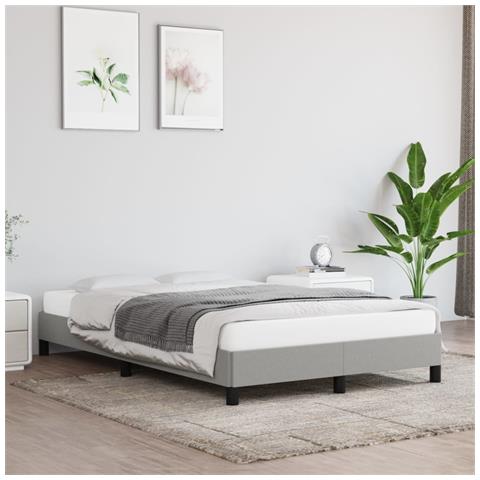 Giroletto Grigio Chiaro 120x190 Cm In Tessuto - Foto 3