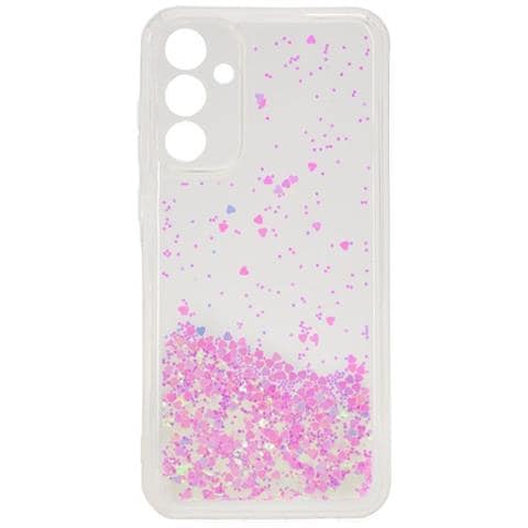 Silicone Glitter Back Cover Case Samsung Galaxy A35 5g (a356e) (a356b) Light Pink - Foto 1