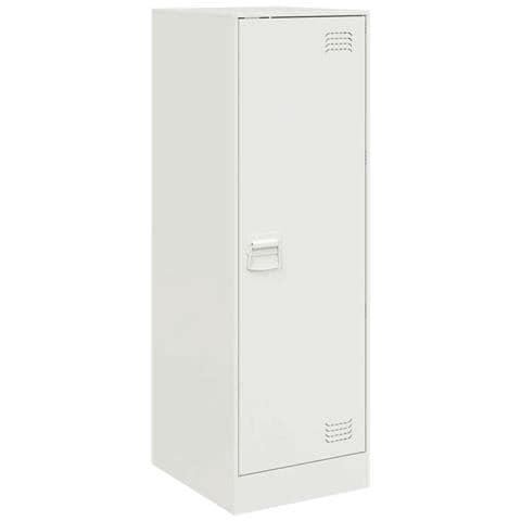 Credenza Bianca 34,5x39x107 cm in Acciaio - Foto 1