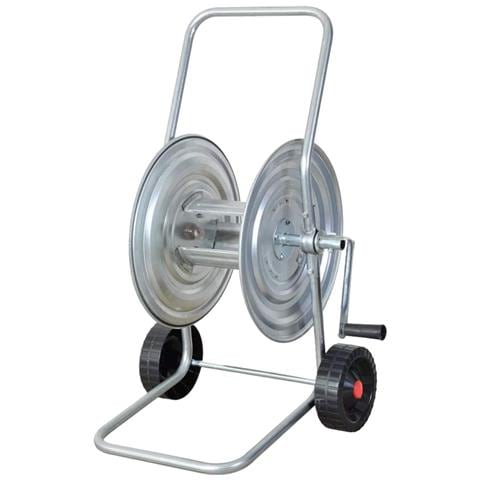 Carrello Avvolgitubo In Acciaio Zincato Da Giardino Per Tubi Da 50 Metri A201 - Foto 1