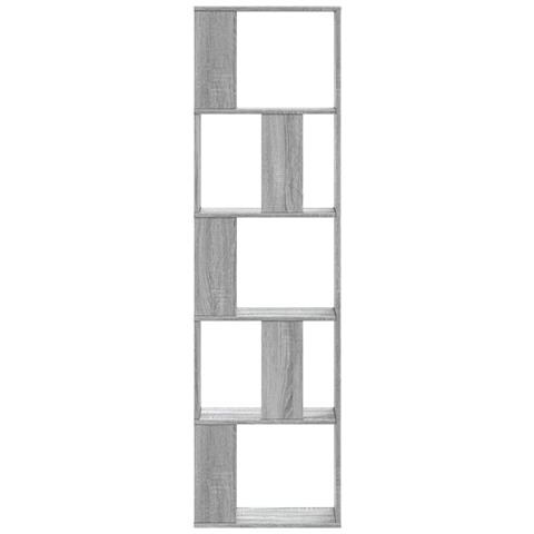 Libreria 5ripiani Grigio Sonoma 45x23,5x162,5 Legno Multistrato - Foto 3