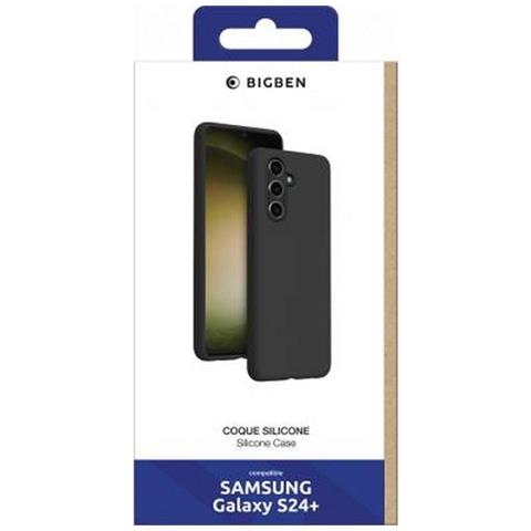 Cover Per Samsung Galaxy S24 Plus Silicone Soft-touch Antishock, Nero - Foto 2