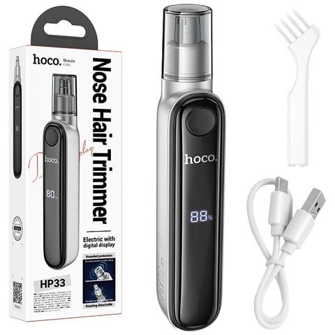 Hoco Hp33 Tagliacapelli Rifinitore Per Peli Superflui Naso Orecchie Con Display - Foto 1