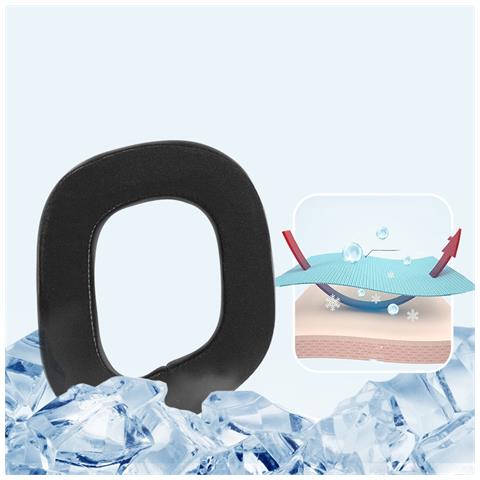 Cuscinetti Auricolari In Gel Rrescante Per Cuffie Corsair Hs80 - Foto 3