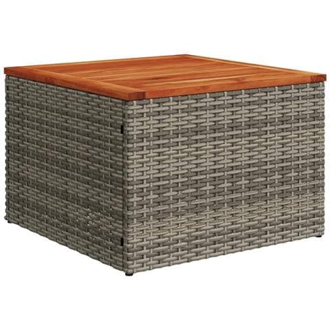 Set Divano da Giardino 9 pz con Cuscini Grigio in Polyrattan - Foto 8