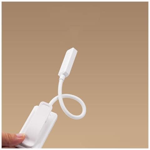 Lampada A Morsetto Pieghevole Con 10 Led, Lampada Da Lettura Perfetta Per Libri White - Foto 2