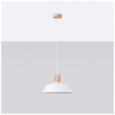 Lampada A Sospensione Fano Bianco Sl. 1321 - Scandinavo Lampade A Sospensione Bianco 120x34x34 Cm - Foto 2
