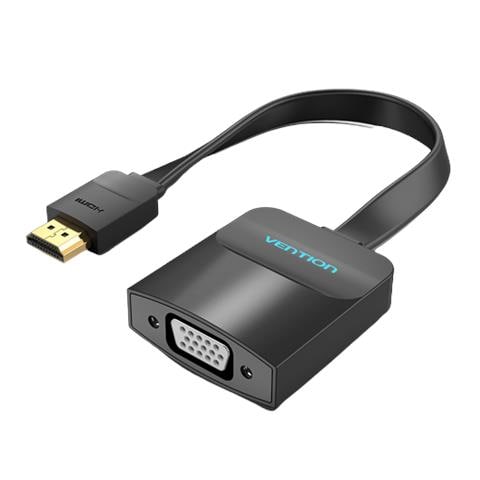 74345 cavo e adattatore video 0,15 m VGA (D-Sub) HDMI tipo A (Standard) Nero - Foto 1