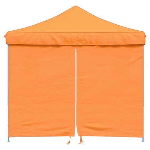 Tendone Per Feste Pieghevole Pop-up Con 4 Pareti Arancione - Foto 3