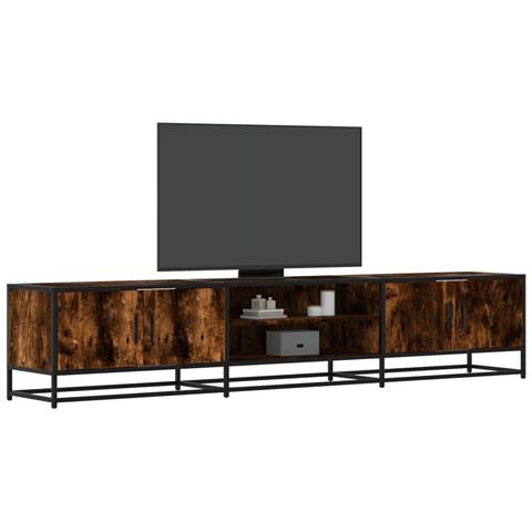 Mobile Tv Rovere Fumo 210x35x41 Cm In Truciolato - Foto 1