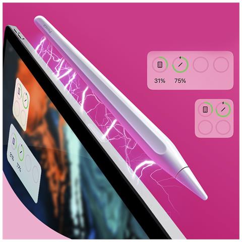 Pencil Pen 394 Professionale Per Ipad, Bluetooth. Carica Absorption. Punta Sostituibile. - Foto 6