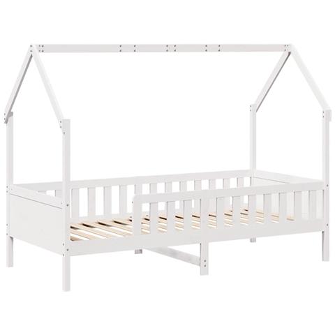 Giroletto Bambini con Cassetti 80x200 cm Legno Massello di Pino - Foto 2