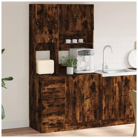Mobile Da Cucina Rovere Fumo 95x50x180 Cm Legno Multistrato - Foto 1