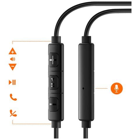 Auricolari In-ear Usb-c Magnetici Per Musica E Chiamate, Nero - Foto 2