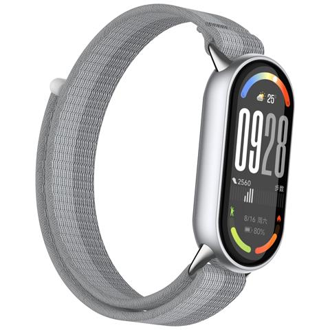 Cinturino In Nylon Per Xiaomi 10/9/8 (versione Standard) Con Connettore In Metallo Darkgrey - Foto 1