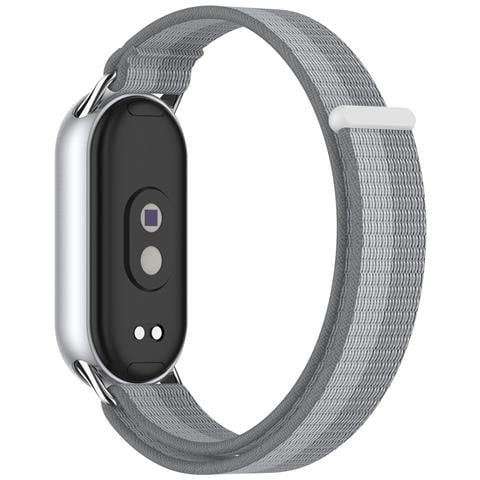 Cinturino In Nylon Per Xiaomi 10/9/8 (versione Standard) Con Connettore In Metallo Darkgrey - Foto 4