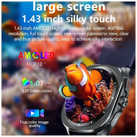 Smartwatch Con Monitoraggio Della Pressione Sanguigna E Ecg, Compatibile Con Huawei, Samsung, Apple, Garmin Brown - Foto 2