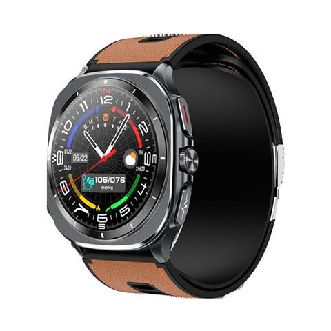 Smartwatch Con Monitoraggio Della Pressione Sanguigna E Ecg, Compatibile Con Huawei, Samsung, Apple, Garmin Brown - Foto 1