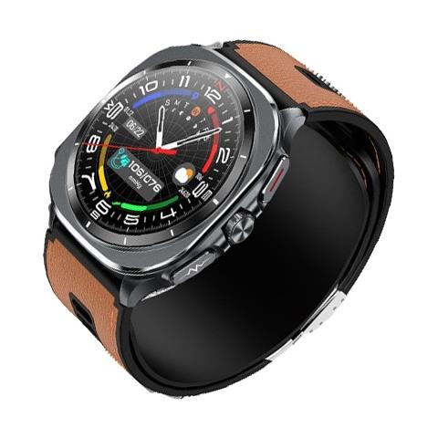 Smartwatch Con Monitoraggio Della Pressione Sanguigna E Ecg, Compatibile Con Huawei, Samsung, Apple, Garmin Brown - Foto 7