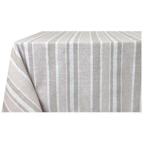 Tovaglia Per Salotto Cucina In Miros Misto Cotone Made In Italy Tela Rp 140x300 Beige - Foto 5