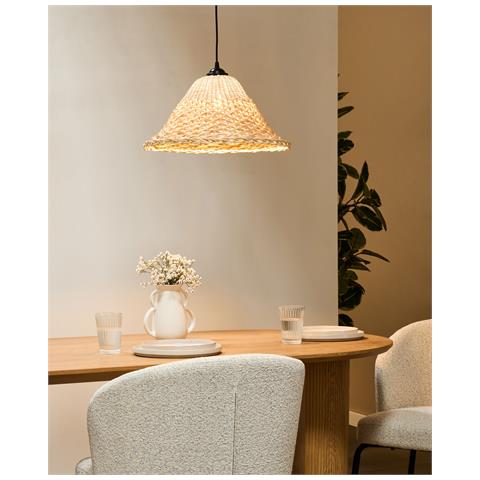Lampadario Guamani Legno Di Bambù Naturale - Foto 1