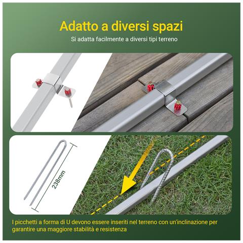 Capanno Da Giardino Verde Impermeabile Per Auto, Moto E Biciclette - Foto 2