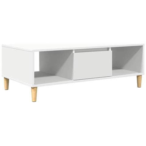 Tavolino da salotto Bianco 102 x 55 x 35 cm - Foto 1