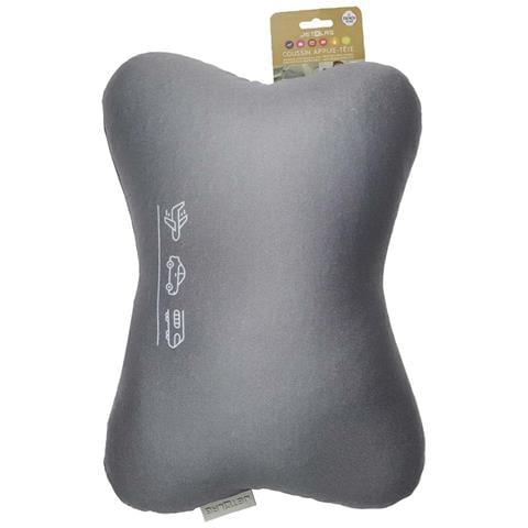 Cuscino Per Il Collo Supporto Per La Testa In Poliestere Speciale Viaggio Ultra Confortevole, Grigio Antracite - Foto 2