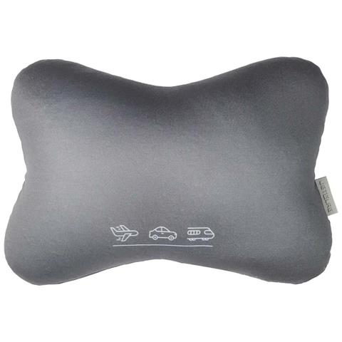 Cuscino Per Il Collo Supporto Per La Testa In Poliestere Speciale Viaggio Ultra Confortevole, Grigio Antracite - Foto 1