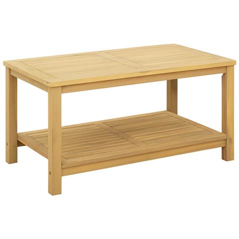Tavolo laterale Olio Naturale 90 x 50 x 45 cm - Foto 1
