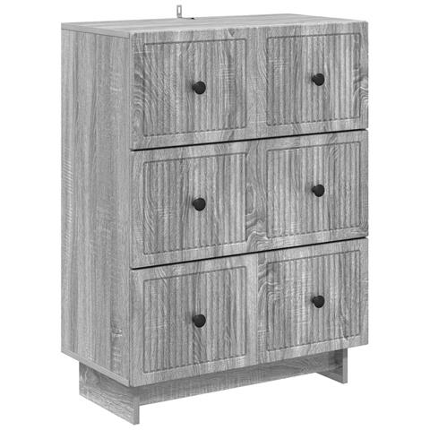 Mobile con Cassetti Grigio Sonoma 66 x 34,5 x 90 cm - Foto 1