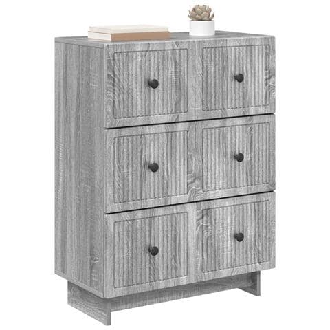 Mobile con Cassetti Grigio Sonoma 66 x 34,5 x 90 cm - Foto 2