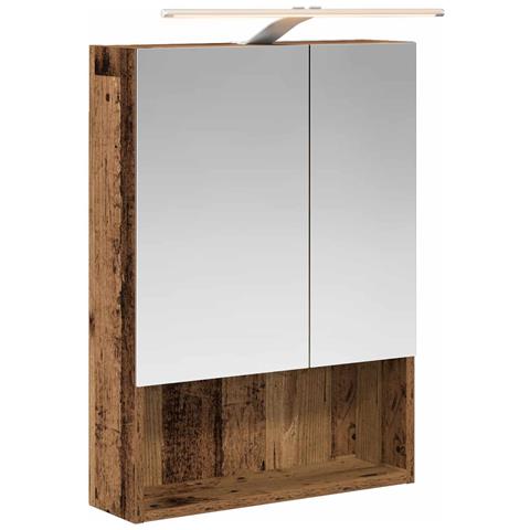 Mobiletto per specchio da bagno Legno vecchio 50 x 14,5 x 70 cm - Foto 1