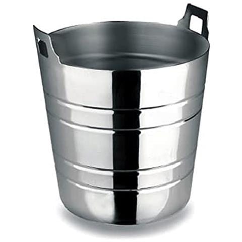 61319 - Refrigeratore per bottiglie conico con maniglie integrate, acciaio inox, 4,75 litri - Foto 1