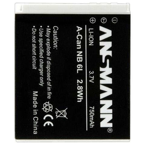 Batteria Ricaricabile A-Can NB 6L per Fotocamera Digitale Nera Litio-Ion 750 mAh 3.7 V 5044453 - Foto 3