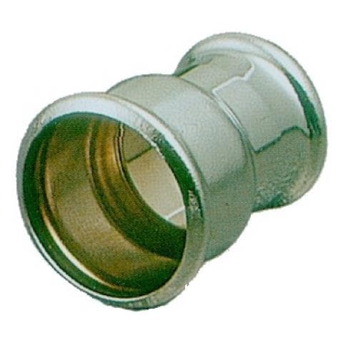 Doppio Bicchiere A Tenuta Interna, Doppio Bicchiere Ridotto A Tenuta Interna Con Anello O'ring In Ottone Cromato Per Canotti Diametro Mm. 32x26 - Foto 2