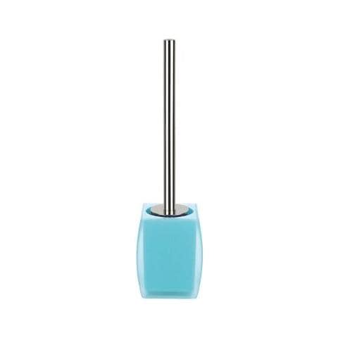 Portascopino Wc In Polystirene Azzurro Acqua Cm 10,3x10,3x39,5 - Freddo 10.16099 - Foto 1
