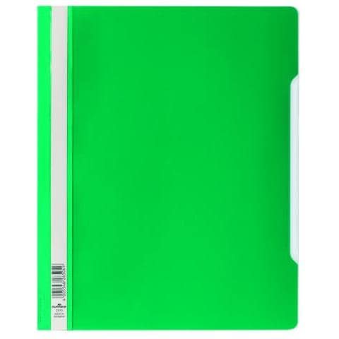 Clear View Folder Cartellina Aghi A4 Copertina Trasp. Nr. 1531 Verde 50pz - Foto 1