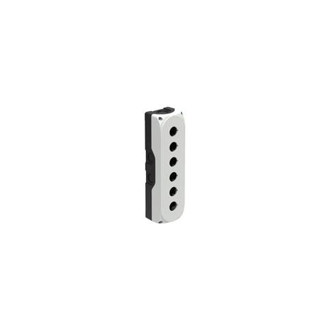 Custodia In Plastica Grigia Ip67 Per 6 Pulsanti Lpzp6a8 - Foto 1