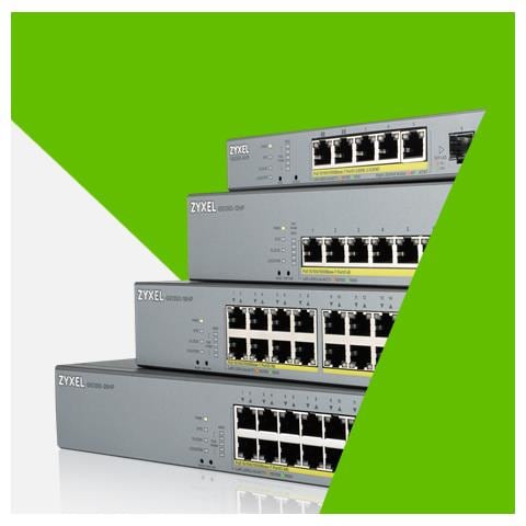 GS1350-6HP-EU0101F switch di rete Gestito L2 Gigabit Ethernet (10/100/1000) Supporto Power over Ethernet (PoE) Grigio - Foto 8