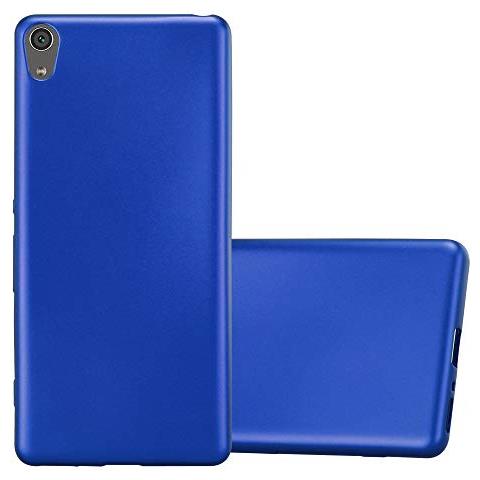 Custodia Compatibile Con Sony Xperia Xa In Blu Metallico - Coperchio Protettivo In Silicone Tpu Flessibile - Foto 1