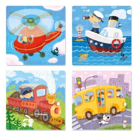 Puzzle 4 In 1 - Stagioni (12, 16, 20, 24 Pezzi) - Foto 1