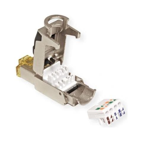 Feldkonfektionierbarer Rj-45 Stecker Kat. 6a, Stp, Silberfarben (21.17.0323) - Foto 3